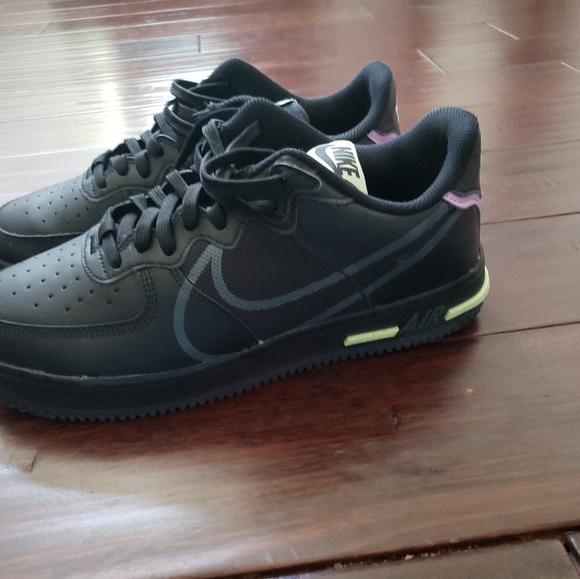 Unisex Black Air Force One React - Picture 5 of 10